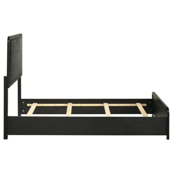 Cavelle 51-inch Upholstered Twin Panel Bed Black