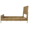 Arini Rattan Eastern King Panel Bed Sand Wash and Natural