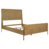 Arini Rattan Queen Panel Bed Sand Wash and Natural Cane