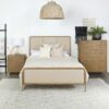 Arini 56-inch Eastern King Panel Bed Cream and Sand Wash