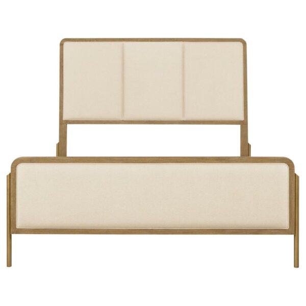 Arini 56-inch Eastern King Panel Bed Cream and Sand Wash