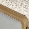 Arini Upholstered Eastern King Panel Bed Sand Wash and Grey