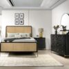 Arini 4-piece Queen Bedroom Set Black and Natural