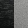 Arini Upholstered Eastern King Panel Bed Black and Grey