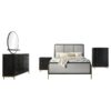 Arini 5-piece Queen Bedroom Set Black and Grey