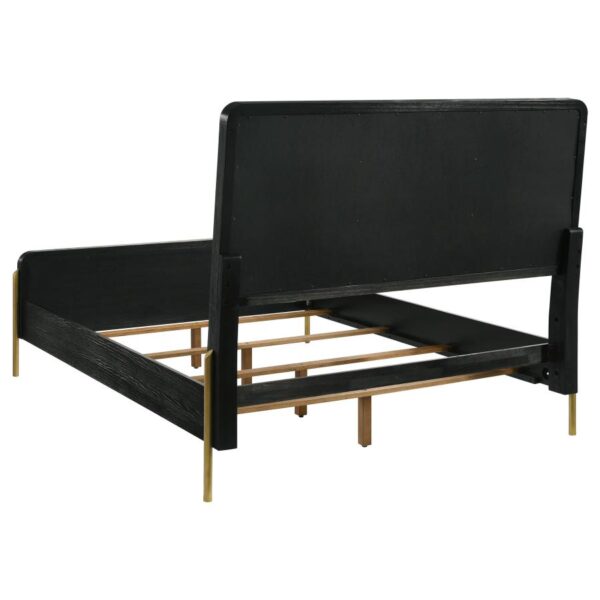 Arini 56-inch Queen Panel Bed Cream and Black