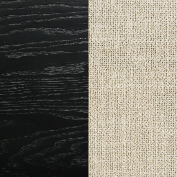 Arini 56-inch Queen Panel Bed Cream and Black