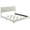 Kendall Upholstered Eastern King Panel Bed White