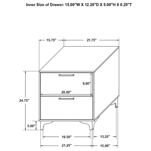 Kendall 4-piece Queen Bedroom Set White