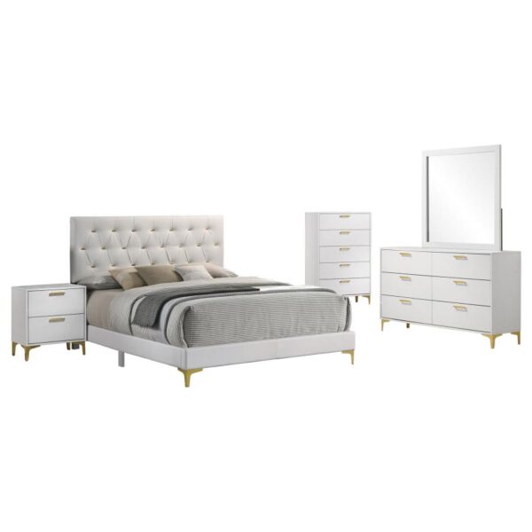 Kendall 5-piece Queen Bedroom Set White