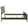 Wilkes 51-inch Upholstered Eastern King Bed Dark Cocoa