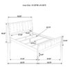 Wilkes 51-inch Upholstered Queen Bed Dark Cocoa