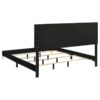 Kendall Upholstered Eastern King Panel Bed Black