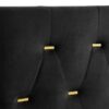Kendall Upholstered Eastern King Panel Bed Black
