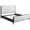 Brookmead 5-piece Upholstered Eastern King Bedroom Set Black