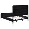 Brookmead 5-piece Upholstered Eastern King Bedroom Set Black