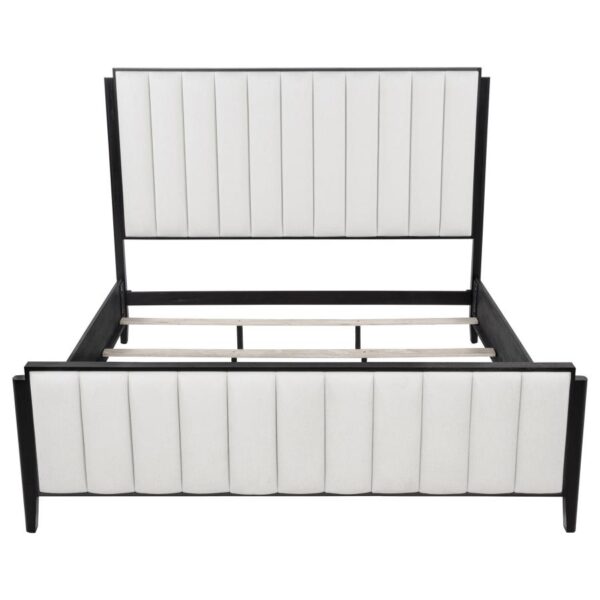 Brookmead 60-inch Upholstered Eastern King Bed Black