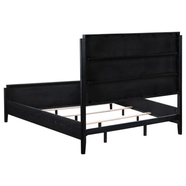 Brookmead 60-inch Upholstered Eastern King Bed Black