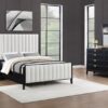 Brookmead 4-piece Upholstered Queen Bedroom Set Black