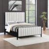 Brookmead 60-inch Upholstered Queen Bed Black