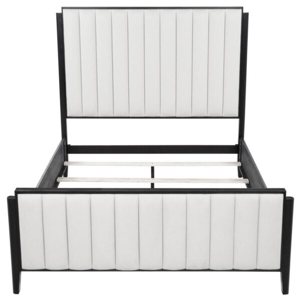 Brookmead 60-inch Upholstered Queen Bed Black