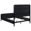 Brookmead 60-inch Upholstered Queen Bed Black