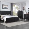 Brookmead Wood Queen Panel Bed Black