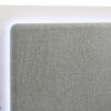 Caraway Wood Queen LED Panel Bed White