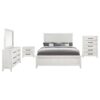 Marielle 5-piece Eastern King Bedroom Set Distressed White
