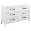 Marielle 5-piece Queen Bedroom Set Distressed White