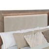 Kenora 56-inch Eastern King LED Storage Bed Barley Brown