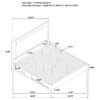 Kenora 56-inch Eastern King LED Storage Bed Barley Brown
