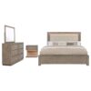 Kenora 4-piece Queen Bedroom Set Barley Brown