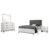Sonora 4-piece Queen Bedroom Set White
