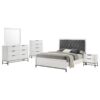 Sonora 5-piece Queen Bedroom Set White