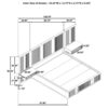 Terrace Eastern King Wall Panel Storage Bed Ash Brown