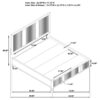 Terrace 2-drawer Eastern King Storage Bed Ash Brown