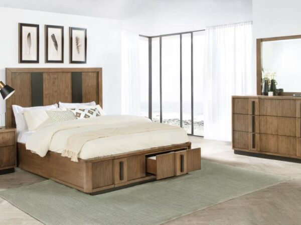Terrace 4-piece Queen Bedroom Set Ash Brown