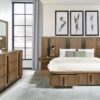 Terrace 5-piece Queen Panel Bedroom Set Ash Brown