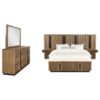 Terrace 5-piece Queen Panel Bedroom Set Ash Brown