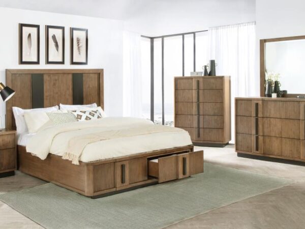 Terrace 5-piece Queen Bedroom Set Ash Brown