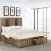 Terrace 2-drawer Queen Storage Bed Ash Brown