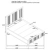 Terrace 2-drawer Queen Storage Bed Ash Brown