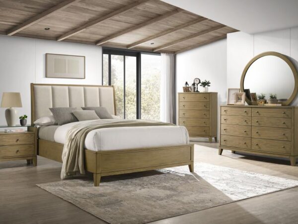 Granada 5-piece Queen Bedroom Set Natural Pine