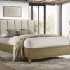 Granada Upholstered Queen Panel Bed Natural Pine