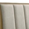 Granada Upholstered Queen Panel Bed Natural Pine