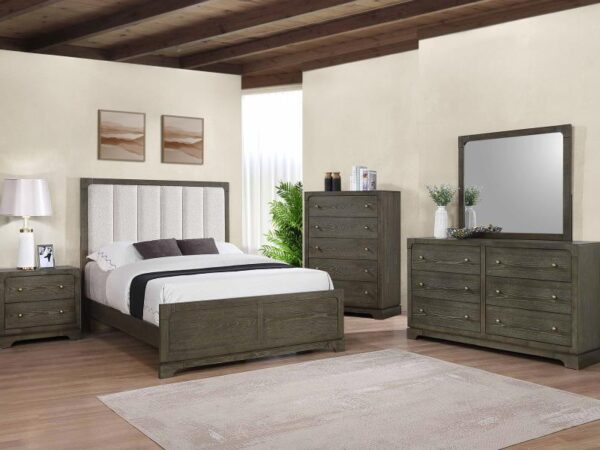 Gran Park 5-piece Eastern King Bedroom Set Dark Cocoa