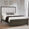 Gran Park 59-inch Eastern King Panel Bed Dark Cocoa