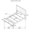 Gran Park 59-inch Queen Panel Bed Dark Cocoa