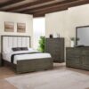 Gran Park 59-inch Queen Panel Bed Dark Cocoa